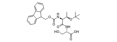 Дипептидная нечистота Fmoc-Thr ((tBu) -Ser-OH HPLC 98+ CAS 2171282-46-3