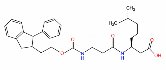 Fmoc-β-Ala-Leu-OH LPPS Дериваты Fmoc Нечистота HPLC 99+